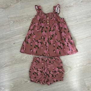 Little James Floral Set 4-5yrs